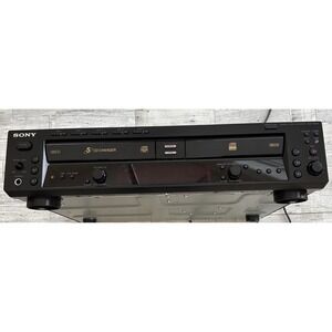 Sony RCD-W500C 5-Disc CD Changer‎ Recorder For Parts - Not Working